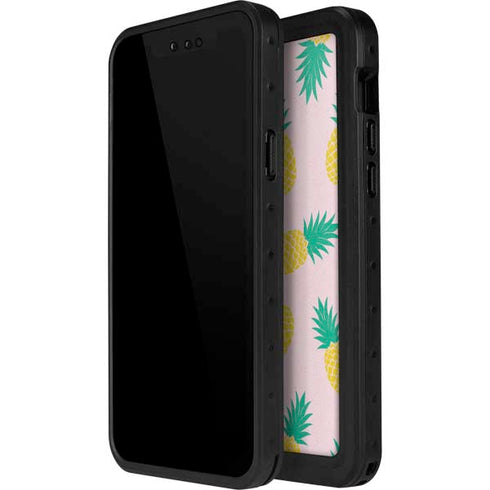 Summer Pineapples iPhone 14 Pro Max Waterproof Case