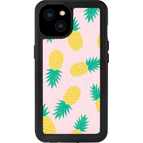 Summer Pineapples iPhone 15 Plus Waterproof Case