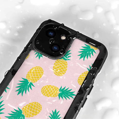Summer Pineapples iPhone 15 Waterproof Case