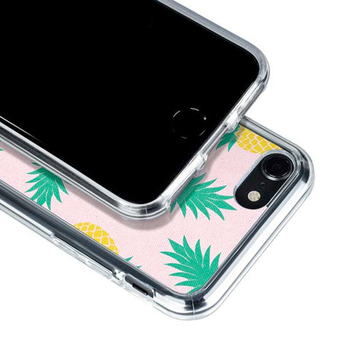 Summer Pineapples iPhone SE (2nd & 3rd Gen) Clear Case