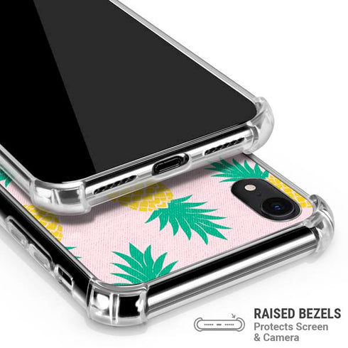 Summer Pineapples iPhone XR Clear Case