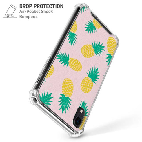 Summer Pineapples iPhone XR Clear Case