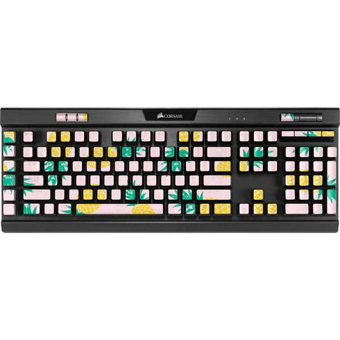 Summer Pineapples K95 RGB PLATINUM Mechanical Gaming Keyboard Skin