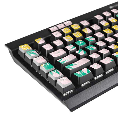 Summer Pineapples K95 RGB PLATINUM Mechanical Gaming Keyboard Skin