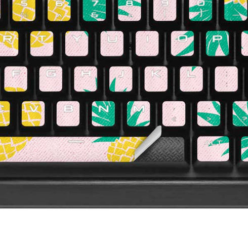 Summer Pineapples K95 RGB PLATINUM Mechanical Gaming Keyboard Skin
