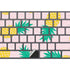 Summer Pineapples Magic Keyboard with Numeric Keypad Skin