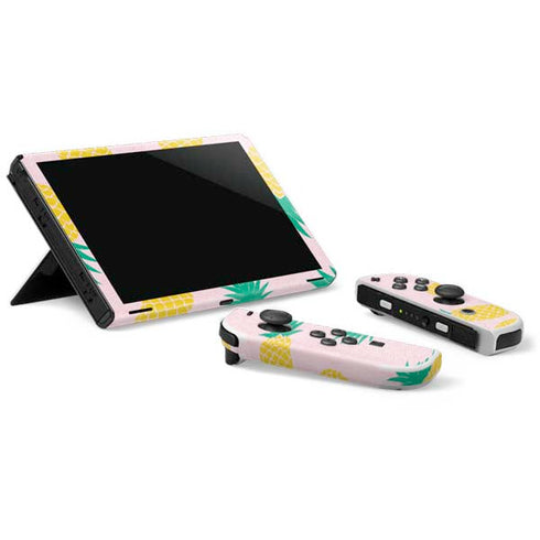 Summer Pineapples Nintendo Switch OLED (2021) Skin