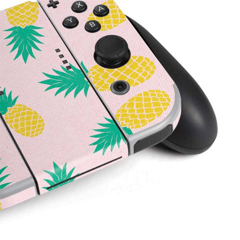Summer Pineapples Nintendo Switch OLED (2021) Skin
