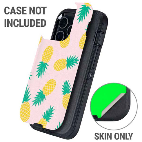 Summer Pineapples Otterbox Defender iPhone Skin