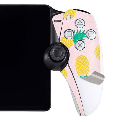 Summer Pineapples PlayStation Portal Remote Player Skin