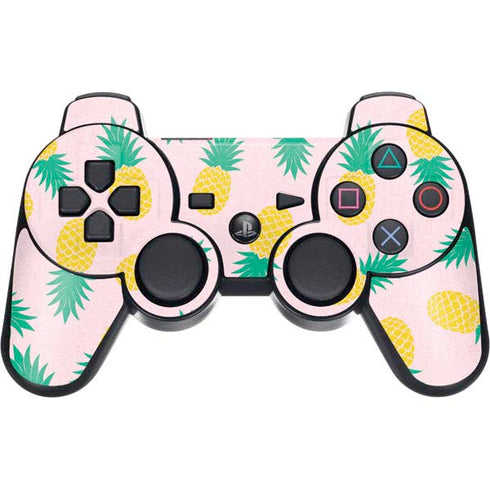 Summer Pineapples PS3 Dual Shock wireless controller Skin