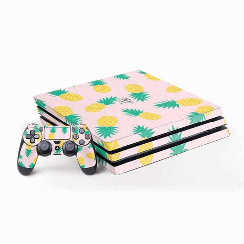 Summer Pineapples PS4 Pro Bundle Skin