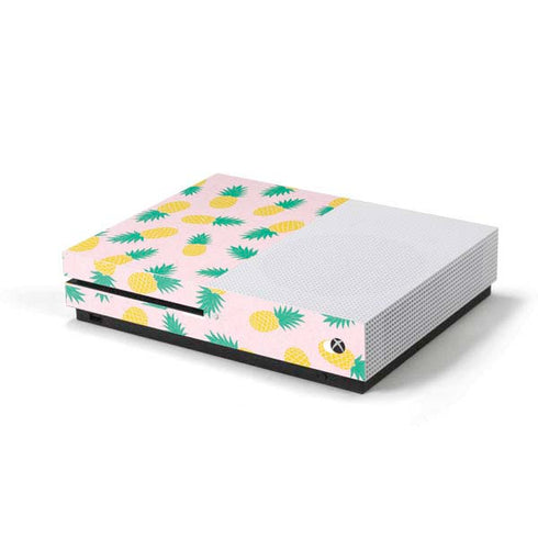 Summer Pineapples Xbox One S Console Skin