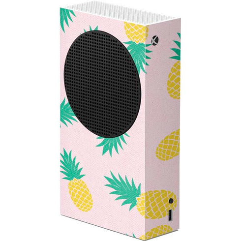Summer Pineapples Xbox Series S Console Skin