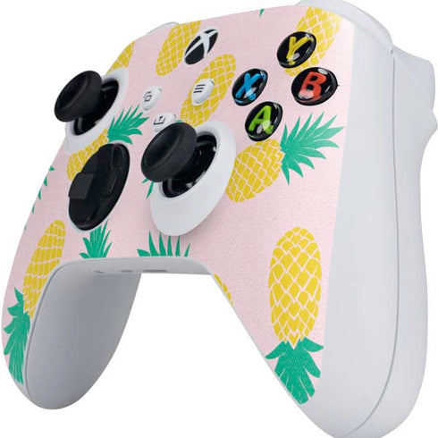 Summer Pineapples Xbox Series S Controller Skin
