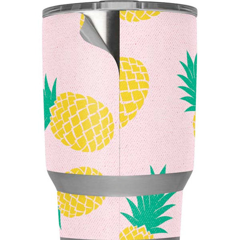 Summer Pineapples Yeti 20oz Tumbler Skin