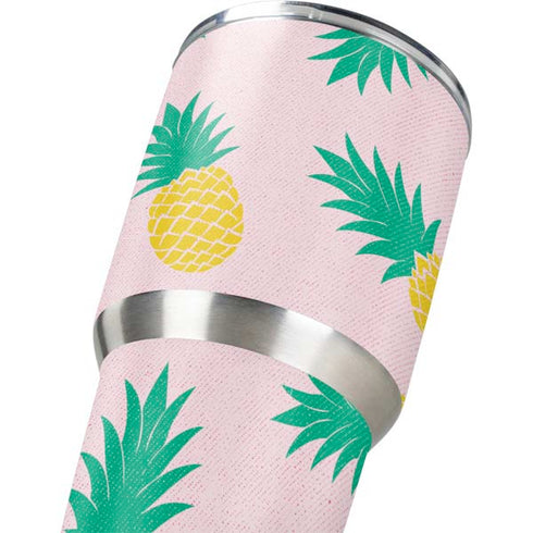 Summer Pineapples Yeti 30oz Rambler Tumbler Skin