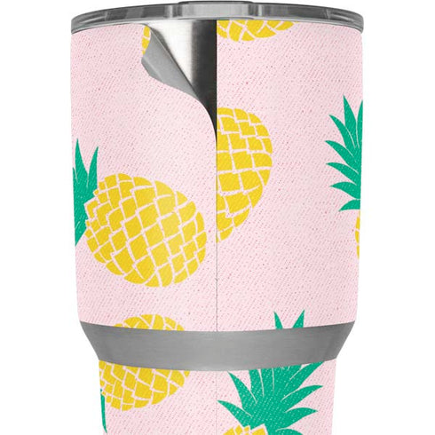 Summer Pineapples Yeti 30oz Rambler Tumbler Skin