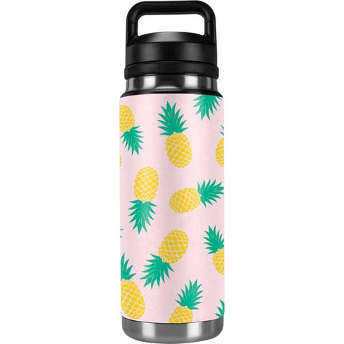 Summer Pineapples YETI Rambler 26oz Bottle Skin