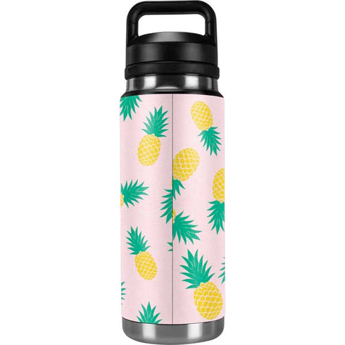 Summer Pineapples YETI Rambler 26oz Bottle Skin