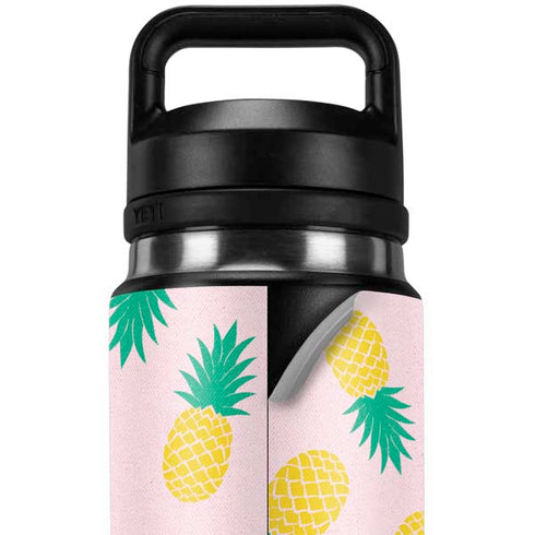 Summer Pineapples YETI Rambler 26oz Bottle Skin