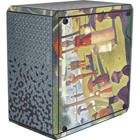 Georges Seurat Sunday Afternoon on the Island of La Grande Jatte Cooler Master MasterBox Q300L Mini Tower Skin