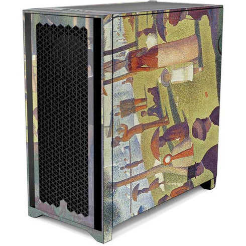 Georges Seurat Sunday Afternoon on the Island of La Grande Jatte Corsair 4000D Tempered Glass Mid-Tower ATX Case Skin