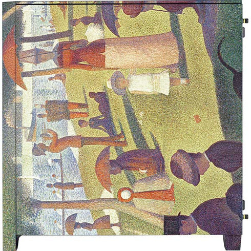 Georges Seurat Sunday Afternoon on the Island of La Grande Jatte Corsair 4000D Tempered Glass Mid-Tower ATX Case Skin