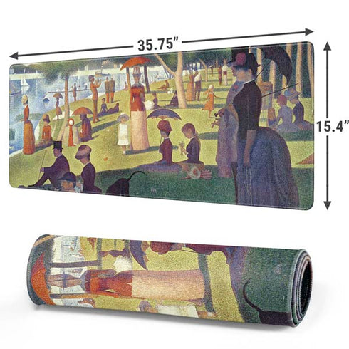 Georges Seurat Sunday Afternoon on the Island of La Grande Jatte Gaming Mouse Pad