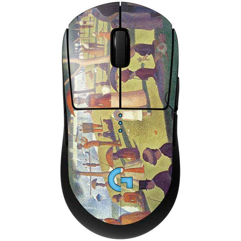 Georges Seurat Sunday Afternoon on the Island of La Grande Jatte G Pro Wireless Gaming Mouse Skin