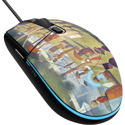 Georges Seurat Sunday Afternoon on the Island of La Grande Jatte G203 Prodigy RGB Wired Gaming Mouse Skin