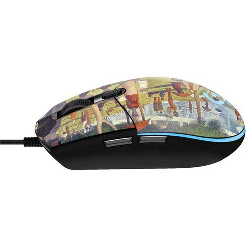 Georges Seurat Sunday Afternoon on the Island of La Grande Jatte G203 Prodigy RGB Wired Gaming Mouse Skin