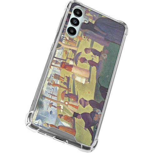 Georges Seurat Sunday Afternoon on the Island of La Grande Jatte Galaxy A14 5G Clear Case