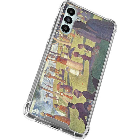 Georges Seurat Sunday Afternoon on the Island of La Grande Jatte Galaxy A15 5G Clear Case