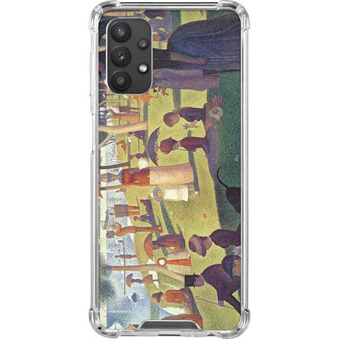 Georges Seurat Sunday Afternoon on the Island of La Grande Jatte Galaxy A32 5G Clear Case
