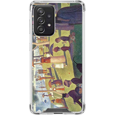 Georges Seurat Sunday Afternoon on the Island of La Grande Jatte Galaxy A52 5G Clear Case