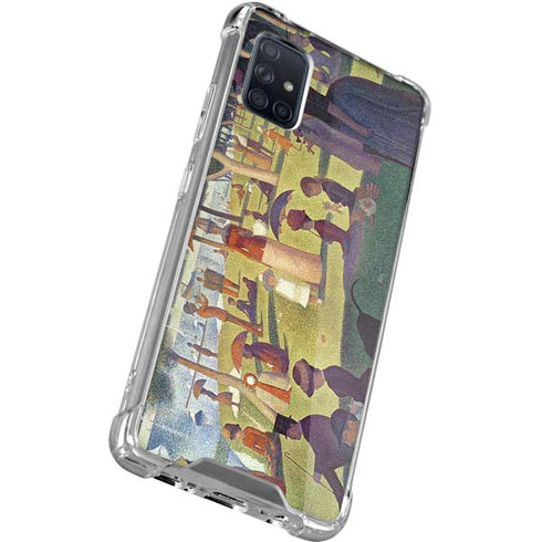 Georges Seurat Sunday Afternoon on the Island of La Grande Jatte Galaxy A71 5G Clear Case