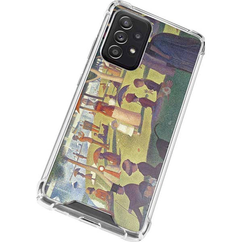 Georges Seurat Sunday Afternoon on the Island of La Grande Jatte Galaxy A72 5G Clear Case