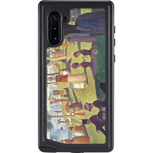 Georges Seurat Sunday Afternoon on the Island of La Grande Jatte Galaxy Note 10 Waterproof Case