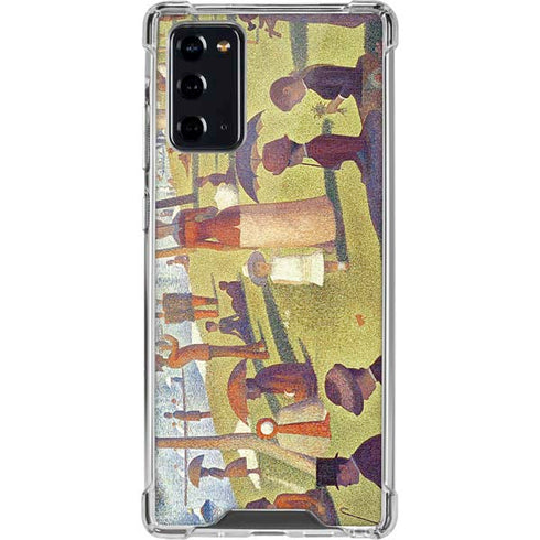 Georges Seurat Sunday Afternoon on the Island of La Grande Jatte Galaxy Note20 5G Clear Case