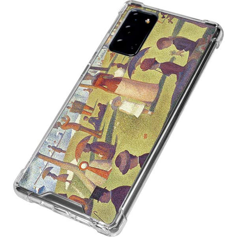 Georges Seurat Sunday Afternoon on the Island of La Grande Jatte Galaxy Note20 5G Clear Case