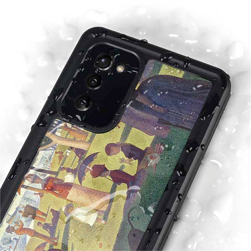 Georges Seurat Sunday Afternoon on the Island of La Grande Jatte Galaxy Note20 5G Waterproof Case