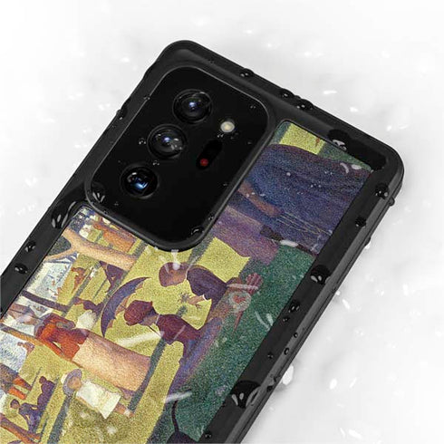 Georges Seurat Sunday Afternoon on the Island of La Grande Jatte Galaxy Note20 Ultra 5G Waterproof Case