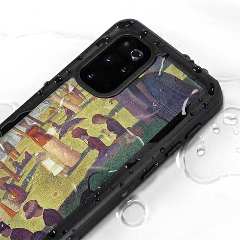 Georges Seurat Sunday Afternoon on the Island of La Grande Jatte Galaxy S20 Plus Waterproof Case