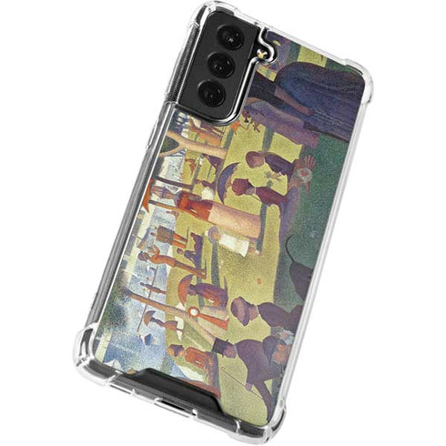 Georges Seurat Sunday Afternoon on the Island of La Grande Jatte Galaxy S21 FE Clear Case