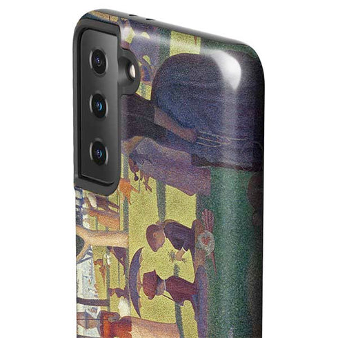 Georges Seurat Sunday Afternoon on the Island of La Grande Jatte Galaxy S21 FE Pro Case