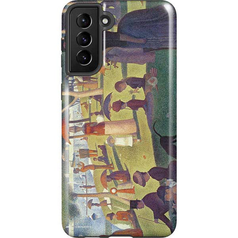 Georges Seurat Sunday Afternoon on the Island of La Grande Jatte Galaxy S21 Plus 5G Pro Case