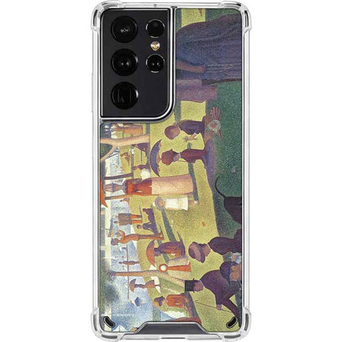 Georges Seurat Sunday Afternoon on the Island of La Grande Jatte Galaxy S21 Ultra 5G Clear Case