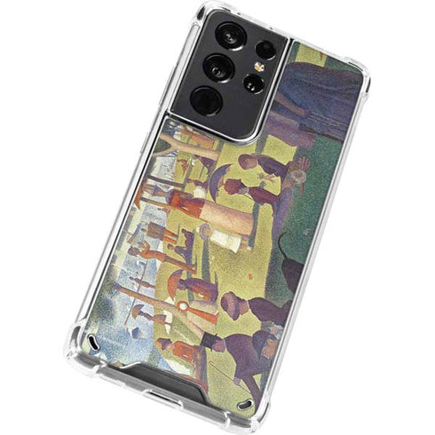 Georges Seurat Sunday Afternoon on the Island of La Grande Jatte Galaxy S21 Ultra 5G Clear Case