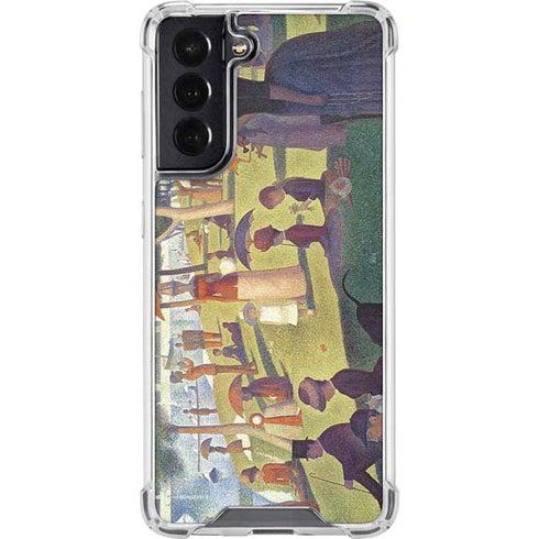 Georges Seurat Sunday Afternoon on the Island of La Grande Jatte Galaxy S22 Clear Case